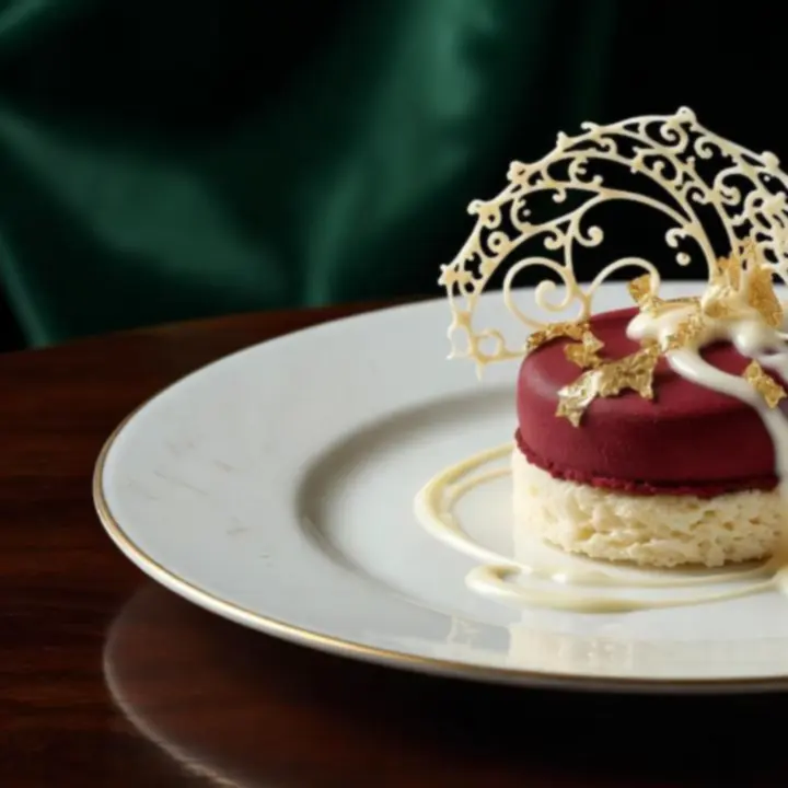 Dessert haute couture dans une ambiance bourgogne