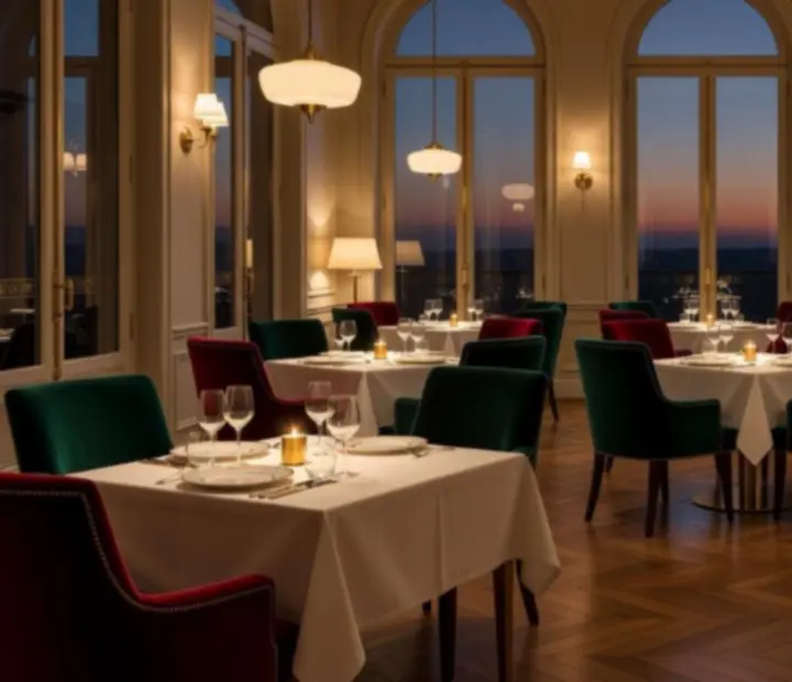 Table gastronomique élégante à Maison Safran